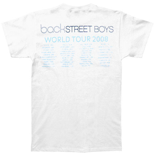Backstreet Boys Geometric 2008 World Tour T-shirt Back
