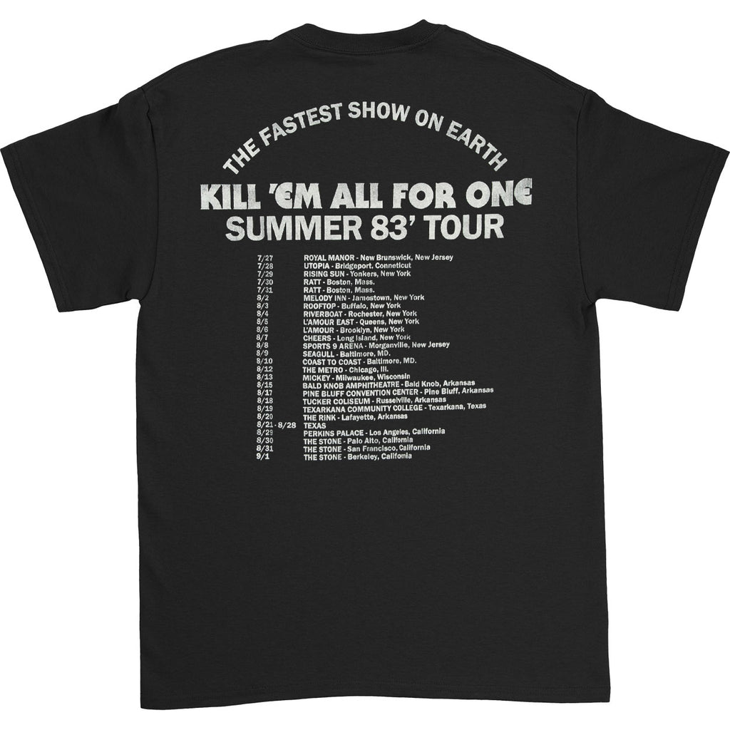 Metallica Kill Em All Black T-Shirt - S To 3XL, 100% Cotton Short Sleeve