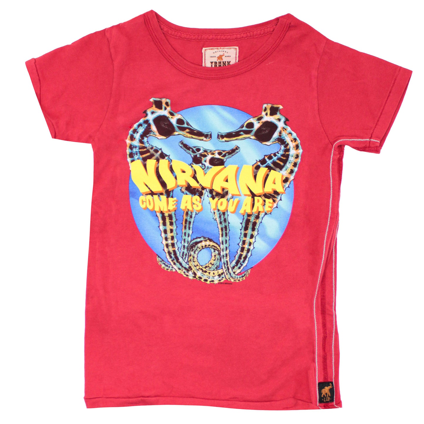Nirvana Seahorses by TRUNK LTD Childrens T-shirt Front