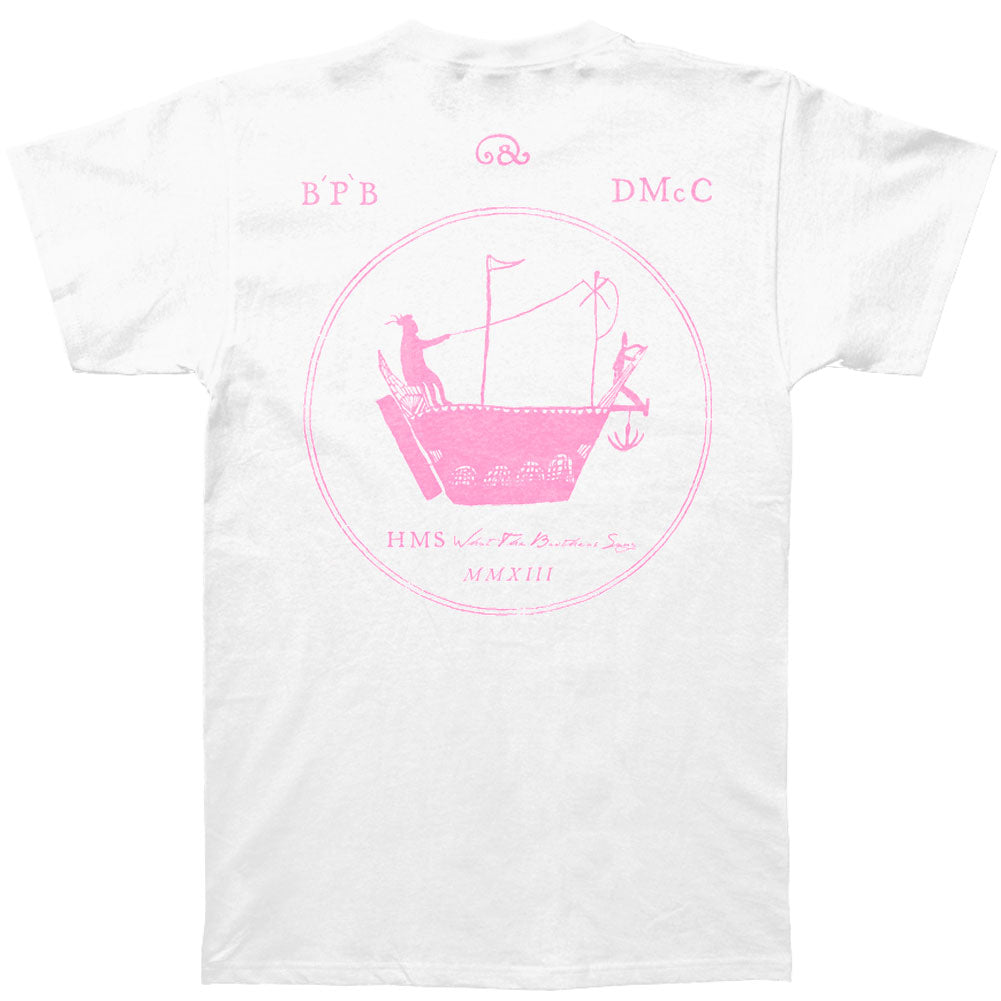 Bonnie Prince Billy & Dawn McCarthy Ship Pink Slim Fit T-shirt Back
