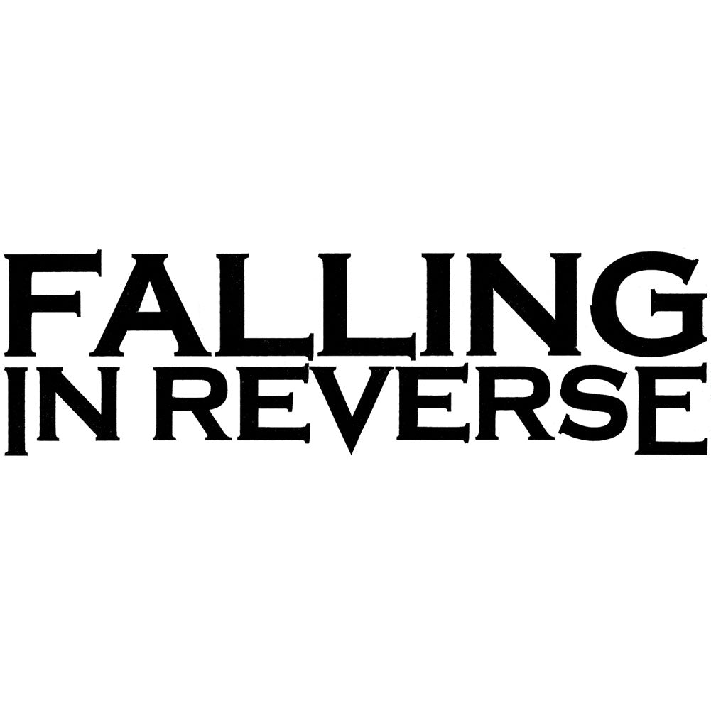Falling In Reverse Logo Peel & Rub Sticker Front