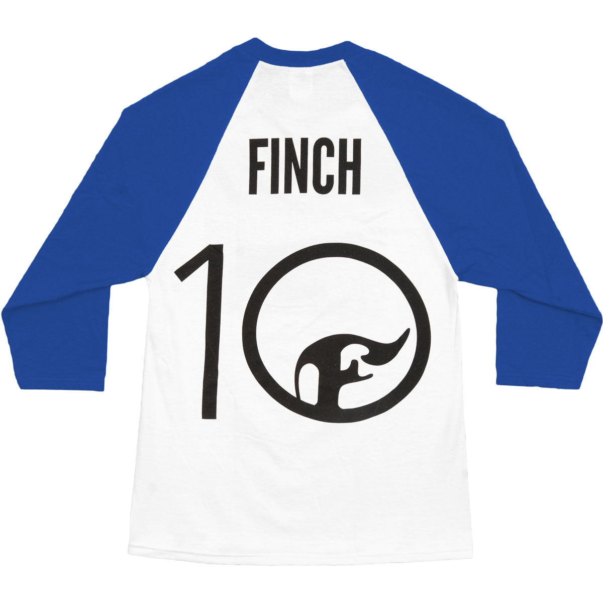 Finch Flame Baseball Jersey Back