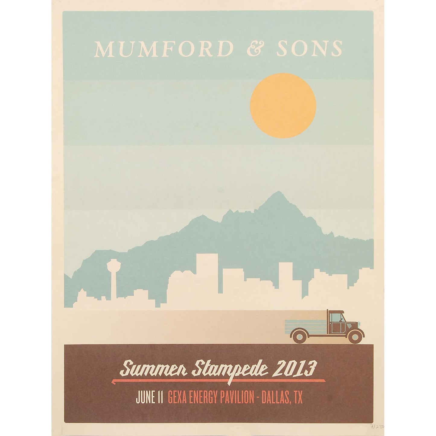 June 11 Dallas, TX Limited Screenprint