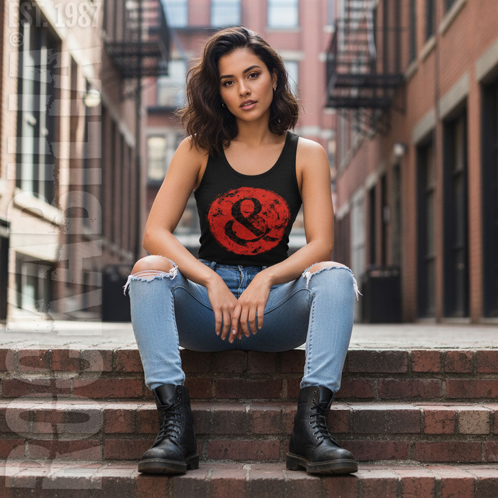 Red Circle Womens Tank