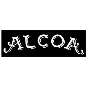 Alcoa B/W Logo Sticker Front