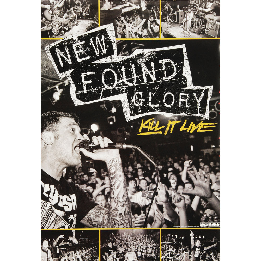 New Found Glory Kill It Live Domestic Poster Front