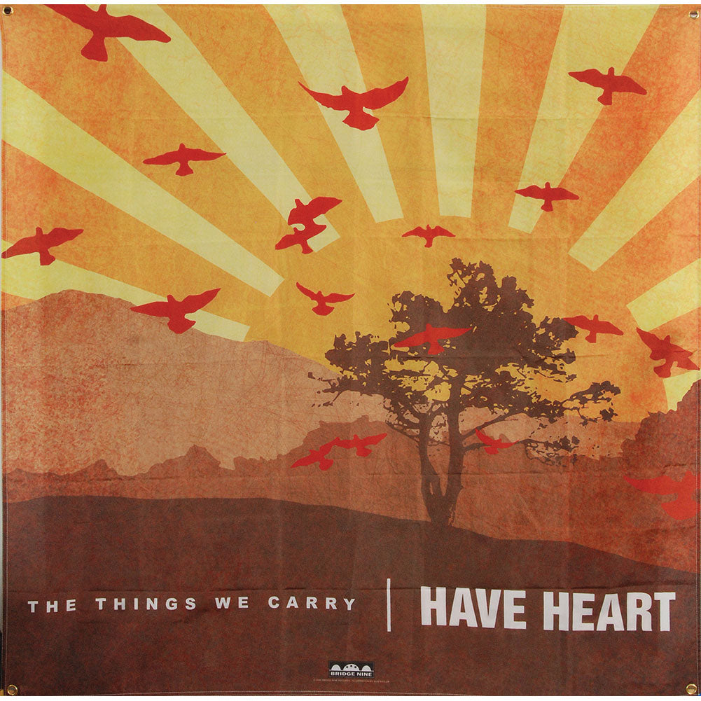 Have Heart The Things We Carry Poster Flag