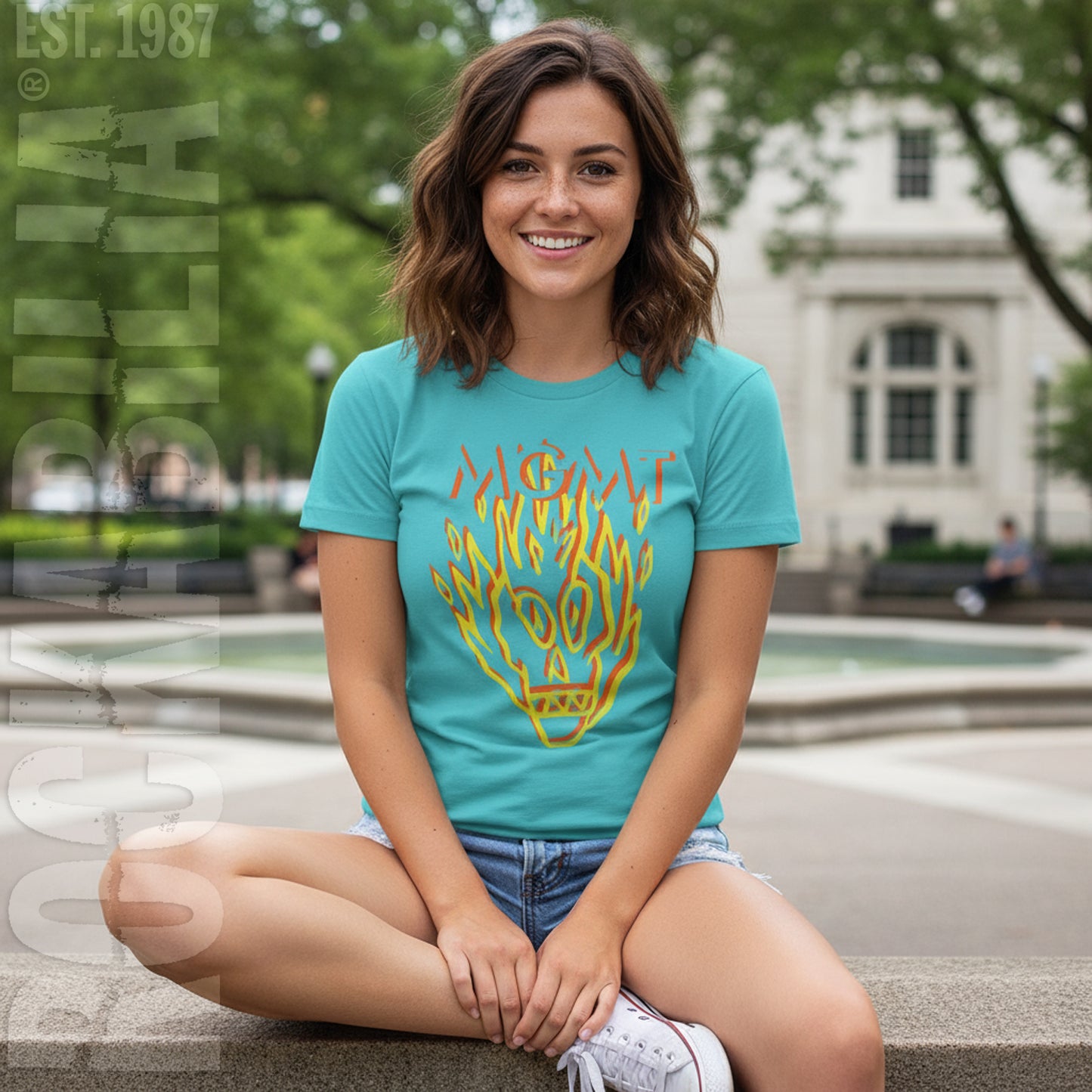 Girl's Skull Junior Top