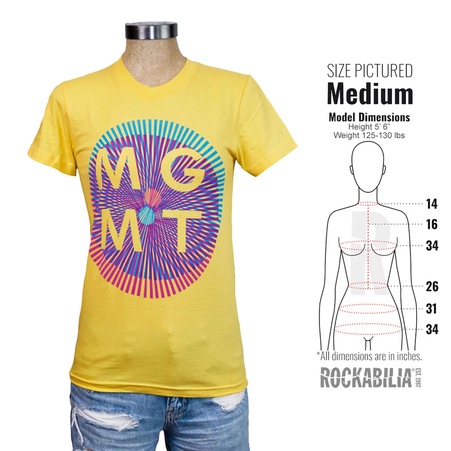 Girl's Op-Art Junior Top