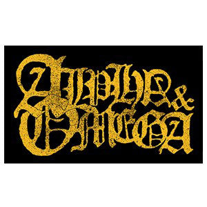 Alpha & Omega Yellow Logo Sticker Front