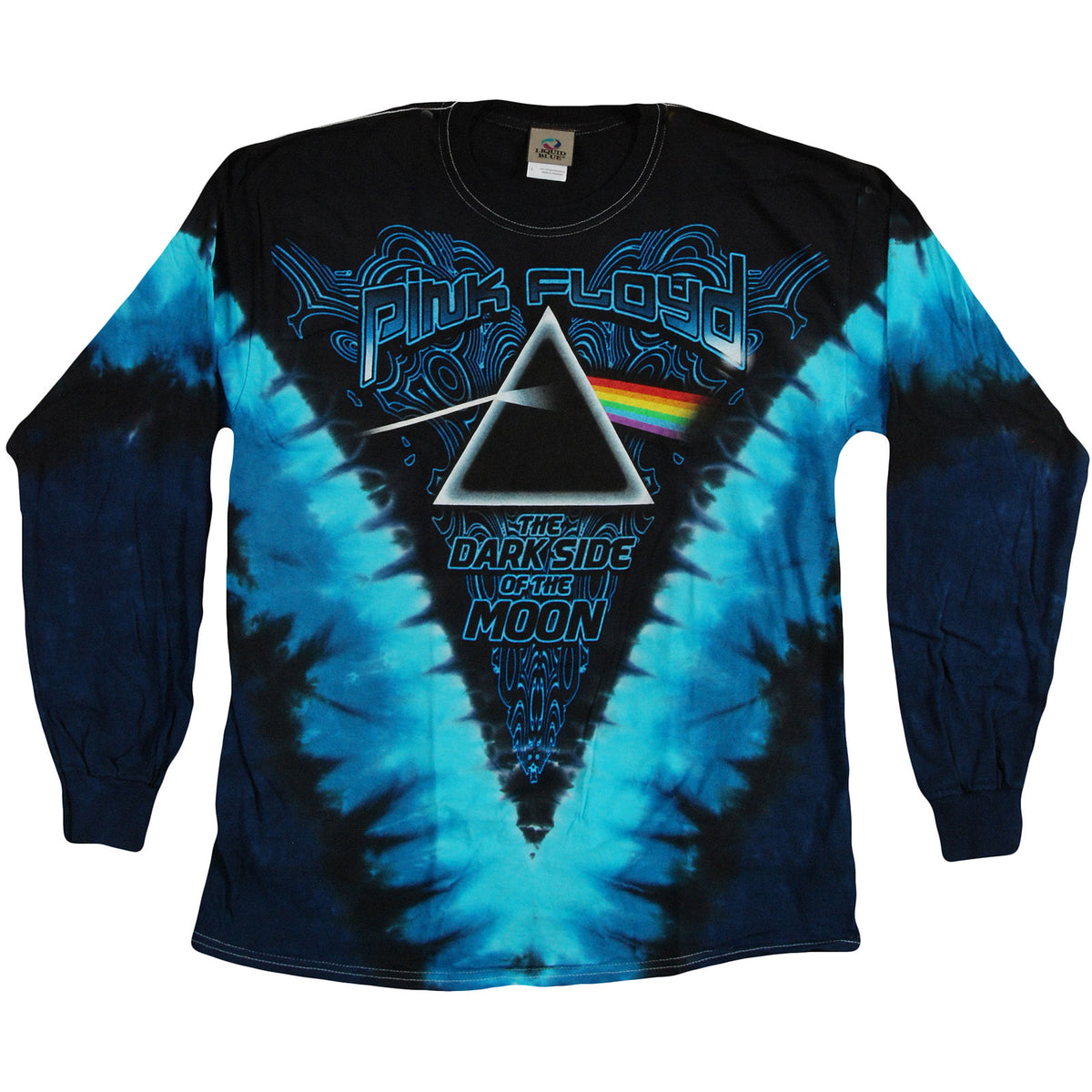 Pink Floyd Dark Side Of The Moon Tie Dye Long Sleeve Front