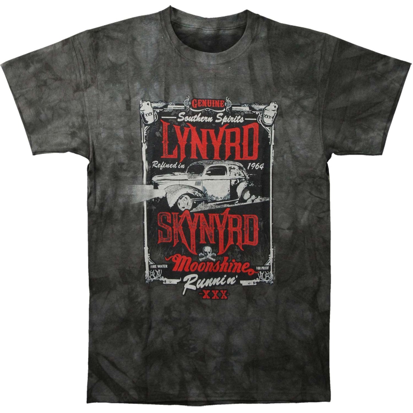 Lynyrd Skynyrd Moonshine Runnin Tie Dye T-shirt Front