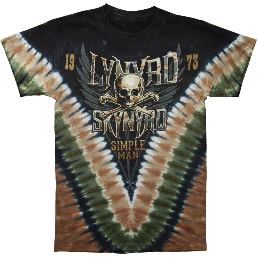 Lynyrd Skynyrd Simple Man Tie Dye T-shirt Front