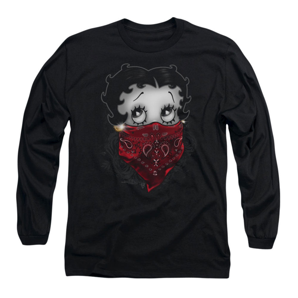 Betty Boop Bandana & Roses Long Sleeve