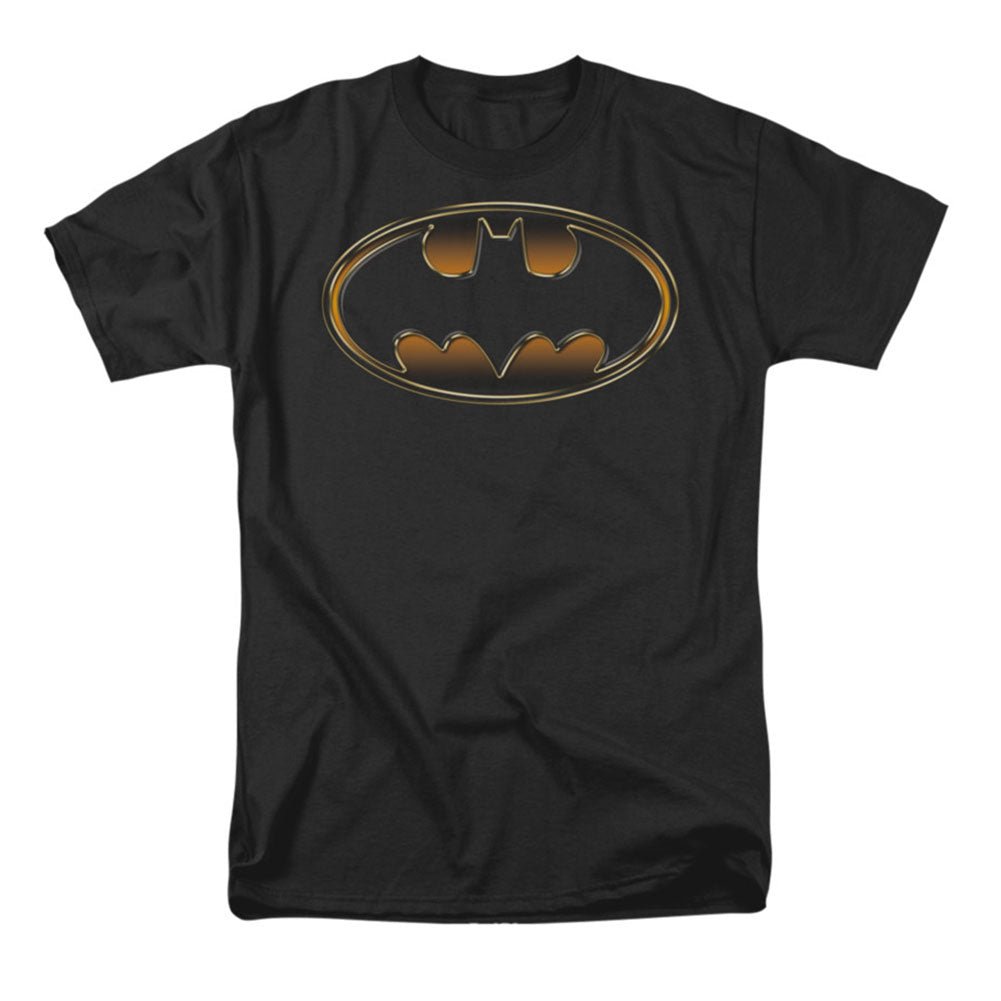 Batman Black & Gold Embossed Shield T-shirt