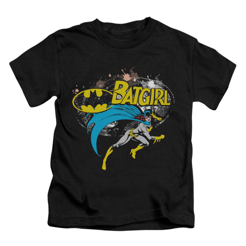 Batman Batgirl Halftone Childrens T-shirt Front