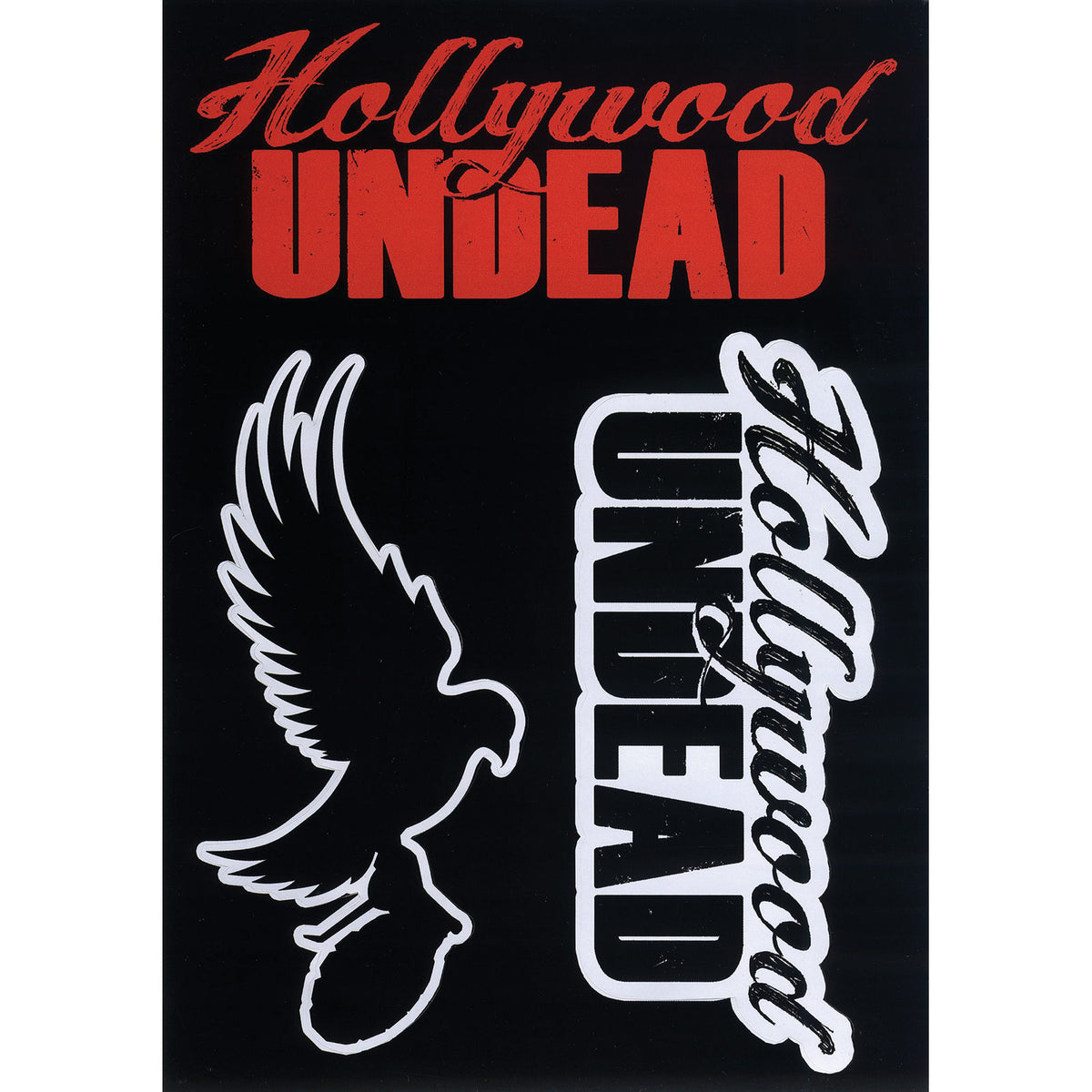 Hollywood Undead Bird Sticker Set Front