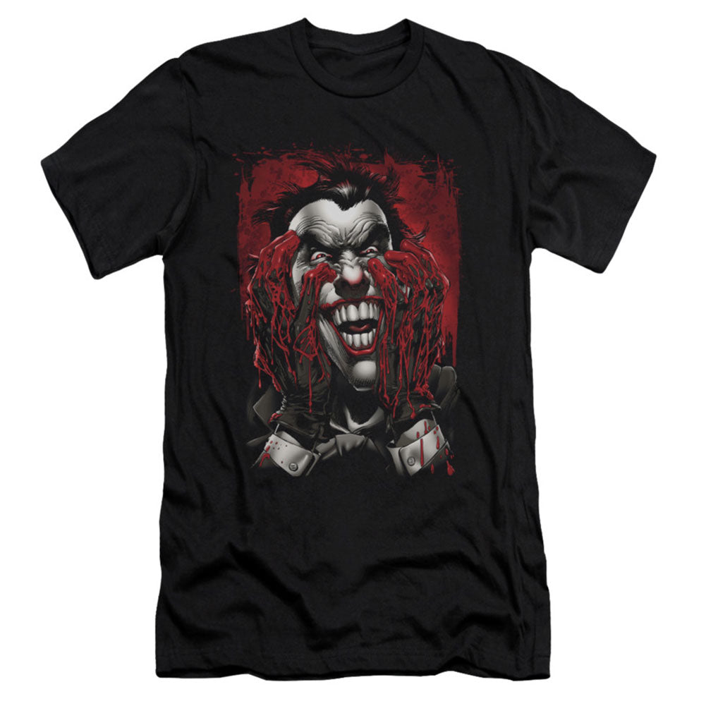 Batman Blood In Hands Slim Fit T-shirt Front