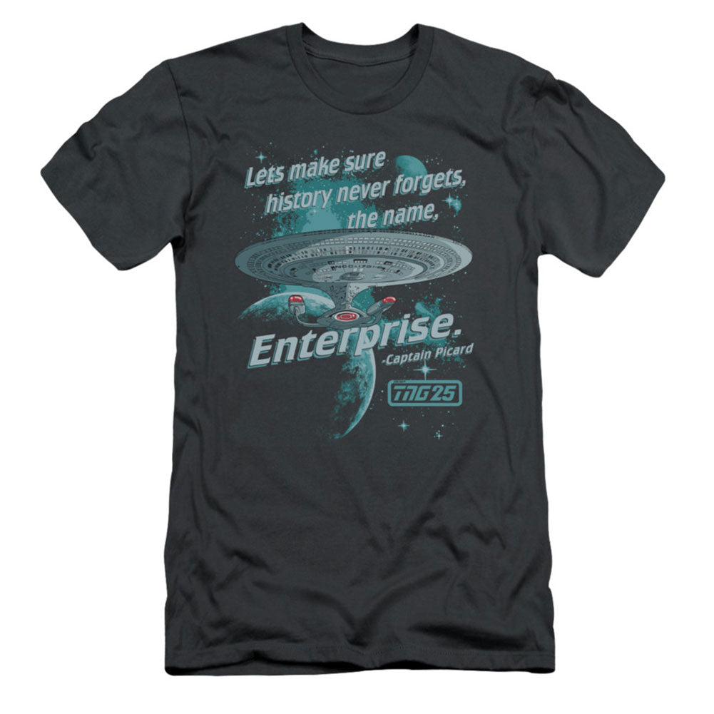 Star Trek Never Forget Slim Fit T-shirt Front