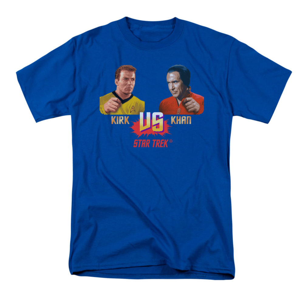 Star Trek Kirk Vs Khan T-shirt Front