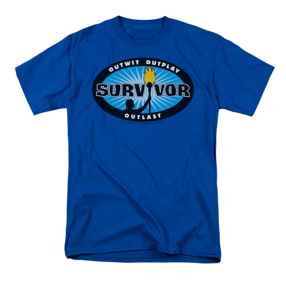 Survivor Blue Burst T-shirt