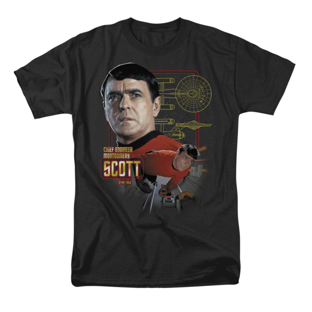 Star Trek Chief Engineer Scott T-shirt Front