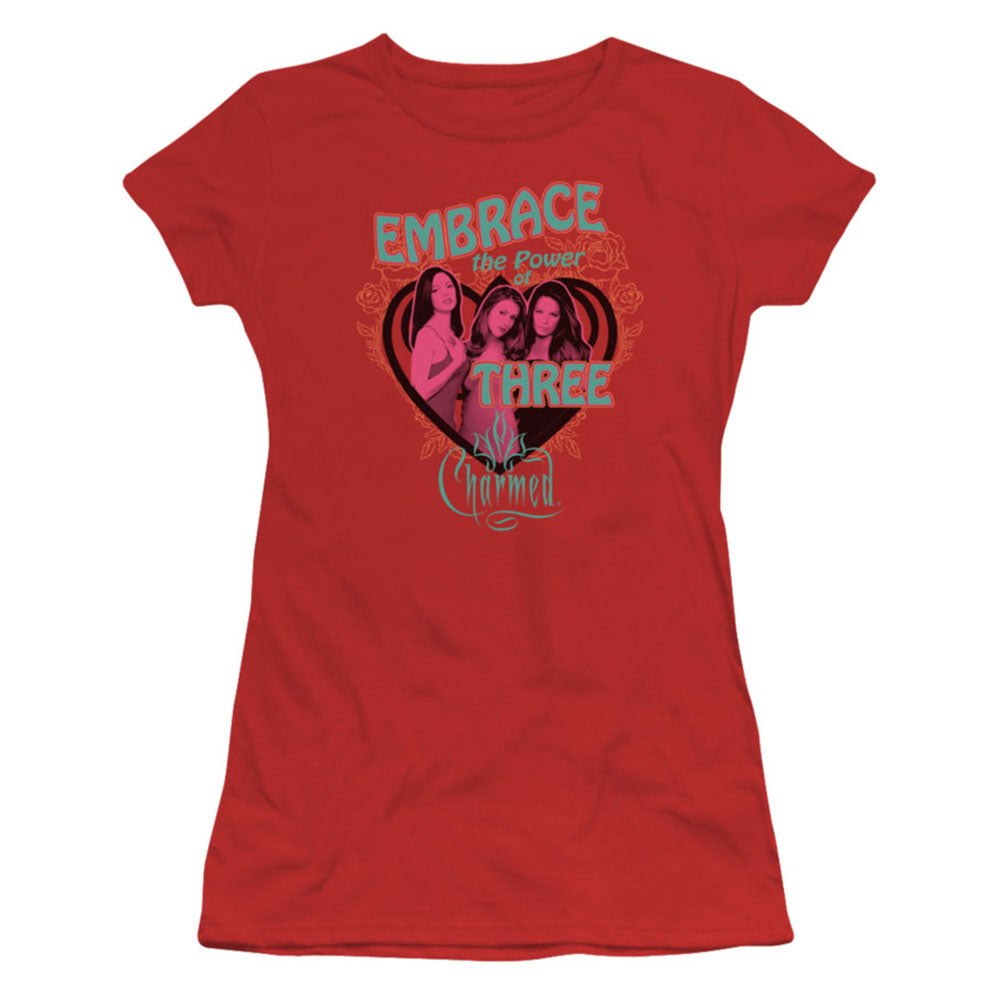 Charmed Embrace The Power Cap Sleeve Junior Top Front