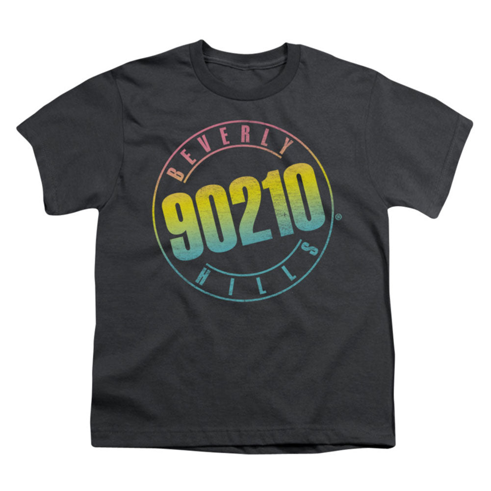 90210 Color Blend Logo Youth T-shirt Front