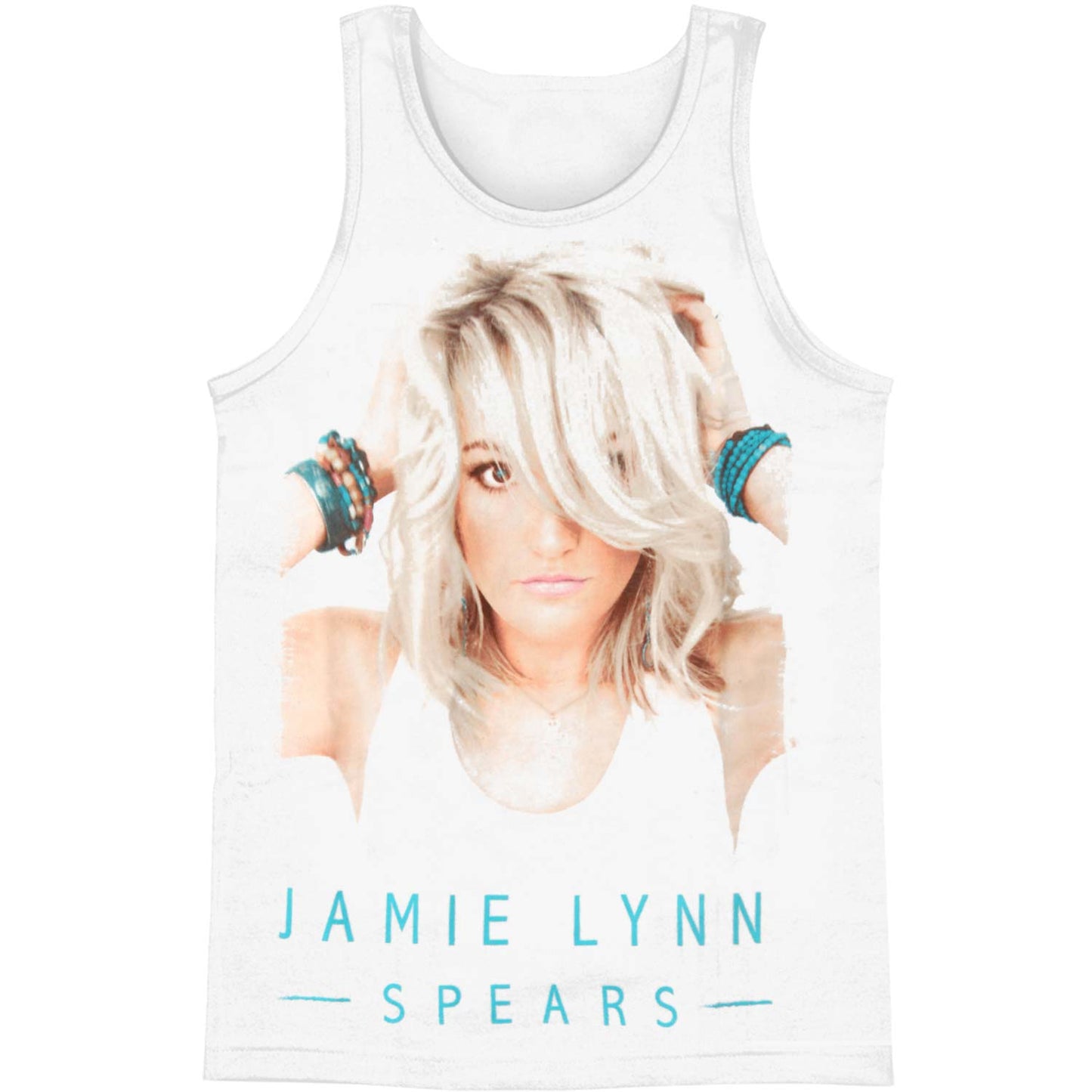 Jamie Lynn Spears Hair Mens Tank Front