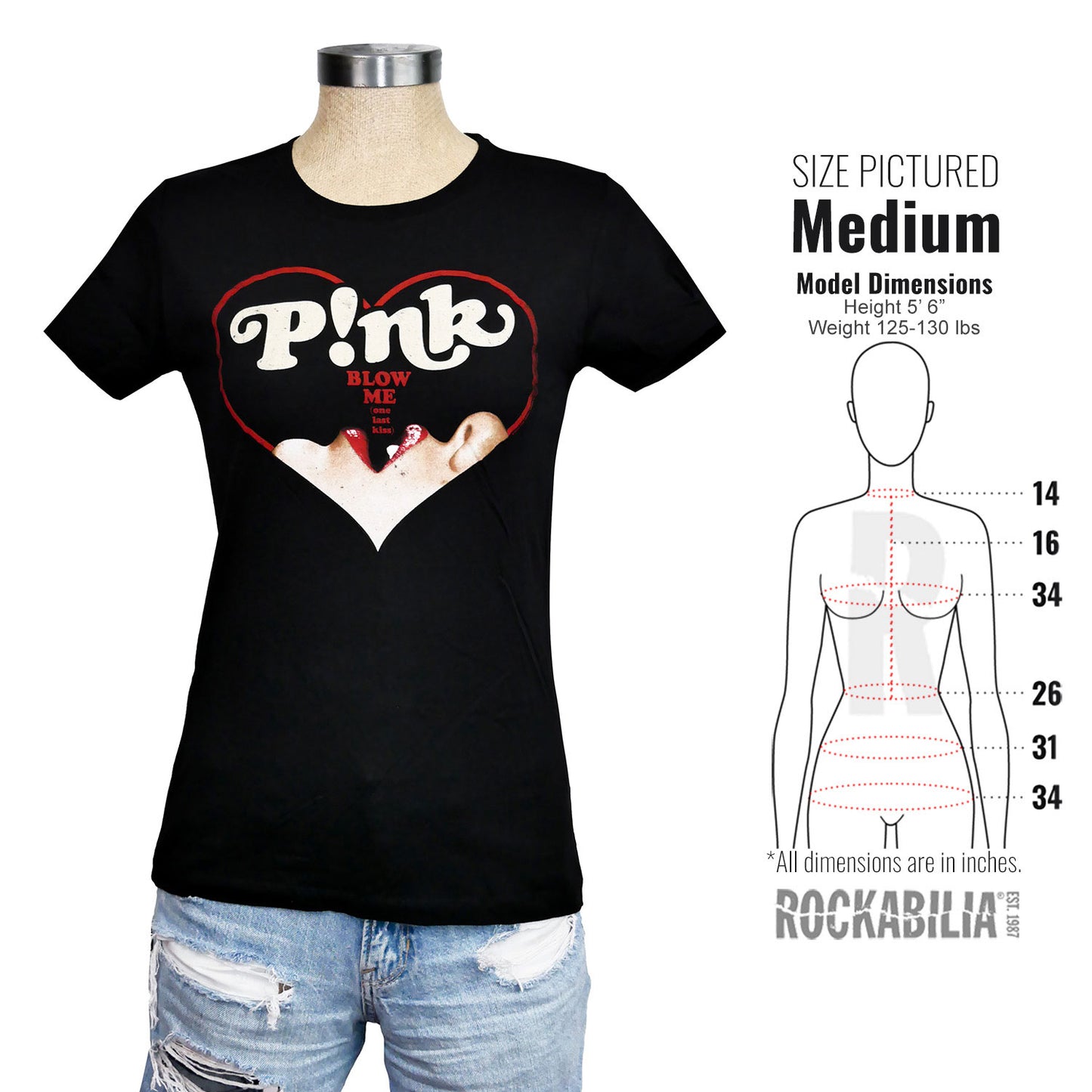 Pink Blow Me 2013 Tour Soft Junior Top Alt 3
