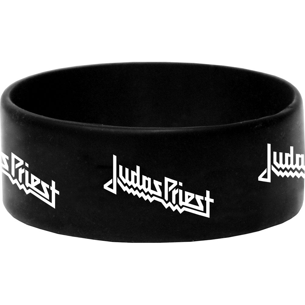 Judas Priest Logo Rubber Bracelet Front