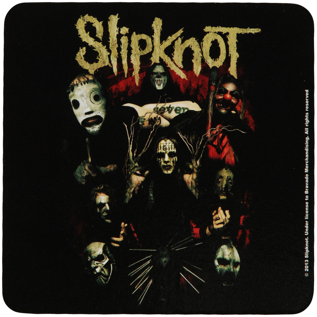 Slipknot Come Play Dying Coaster Front