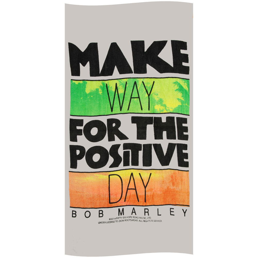 Bob Marley Make Way Beach Towel Front