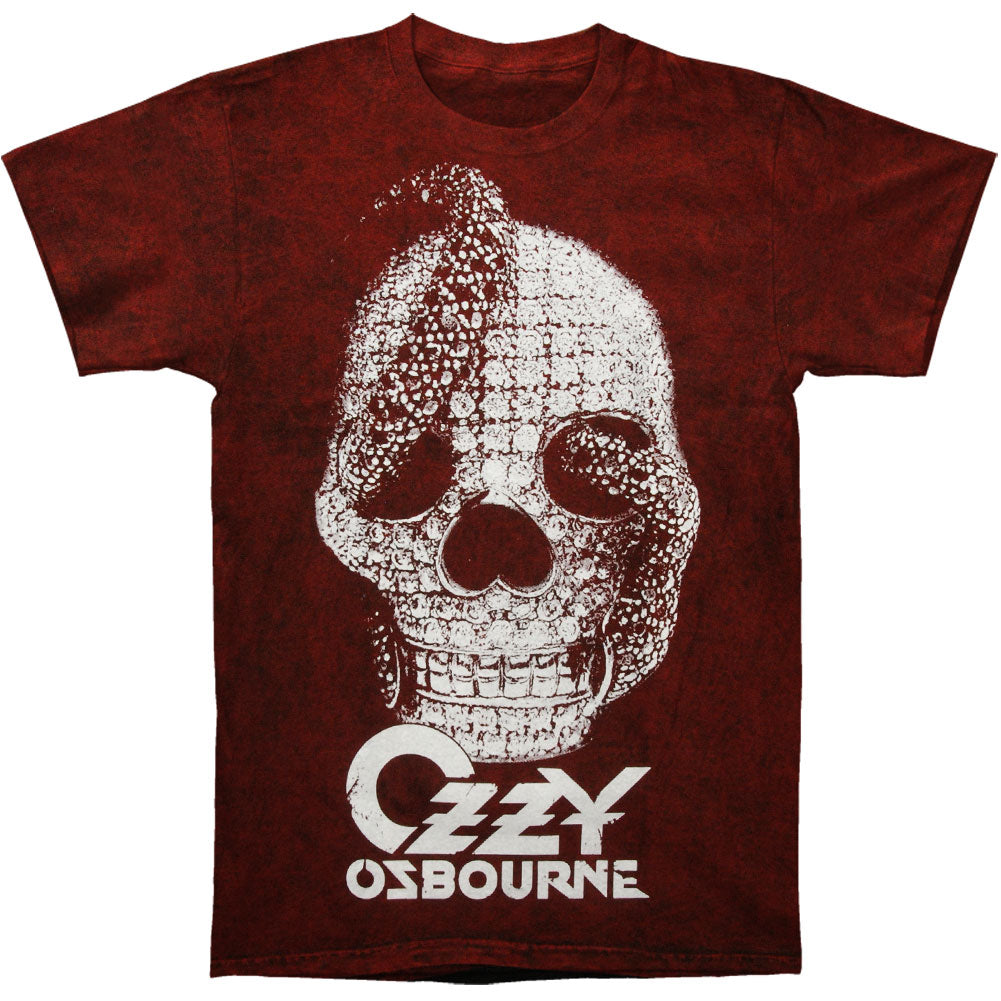 Ozzy Osbourne Skull Ring Tie Dye T-shirt Front