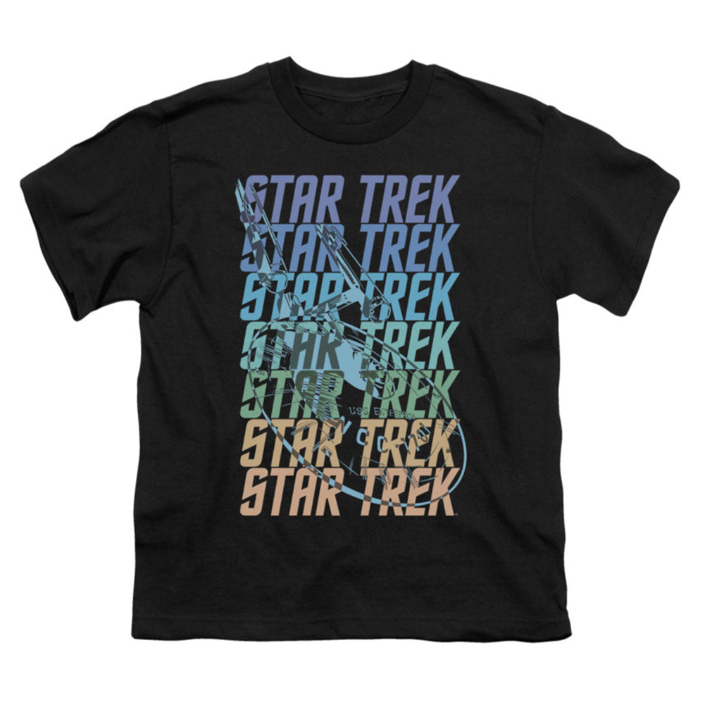 Star Trek Multi Logo Enterprise Youth T-shirt