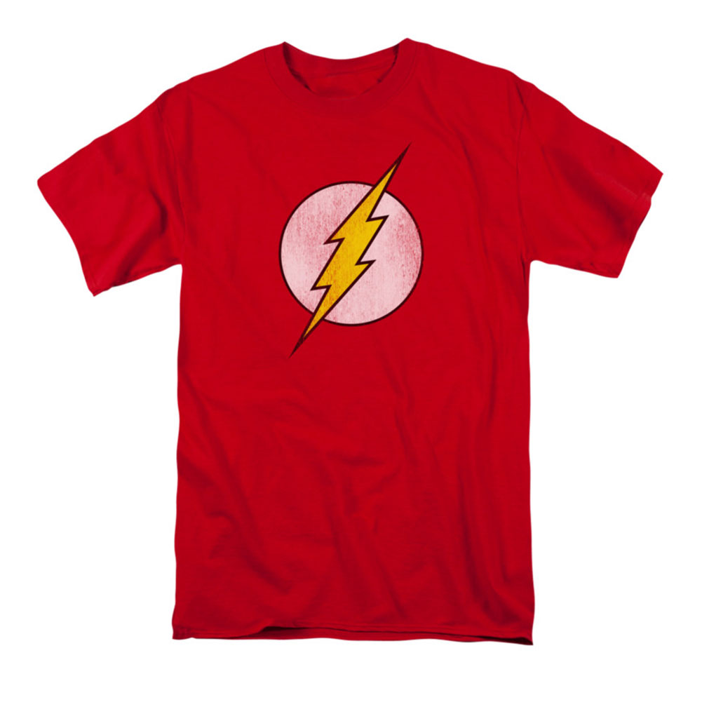 DC Comics Flash Logo Distressed T-shirt