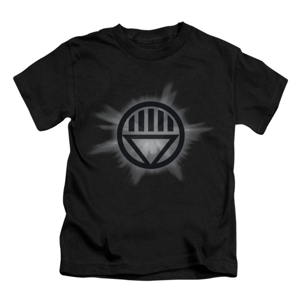 Green Lantern Black Glow Childrens T-shirt Front