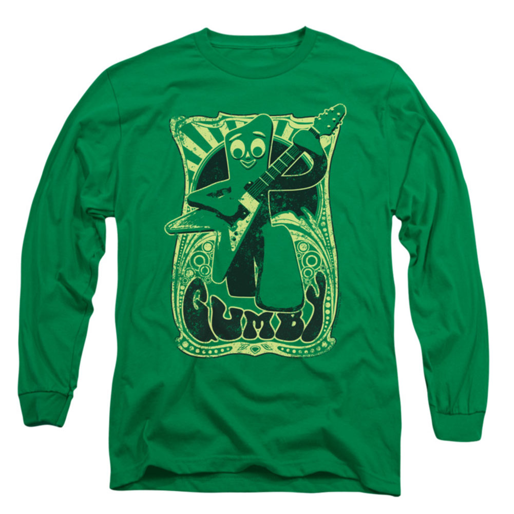 Gumby Vintage Rock Poster Long Sleeve