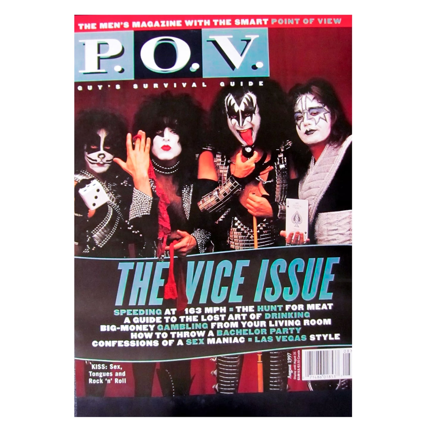 KISS Concert Promo Poster Front