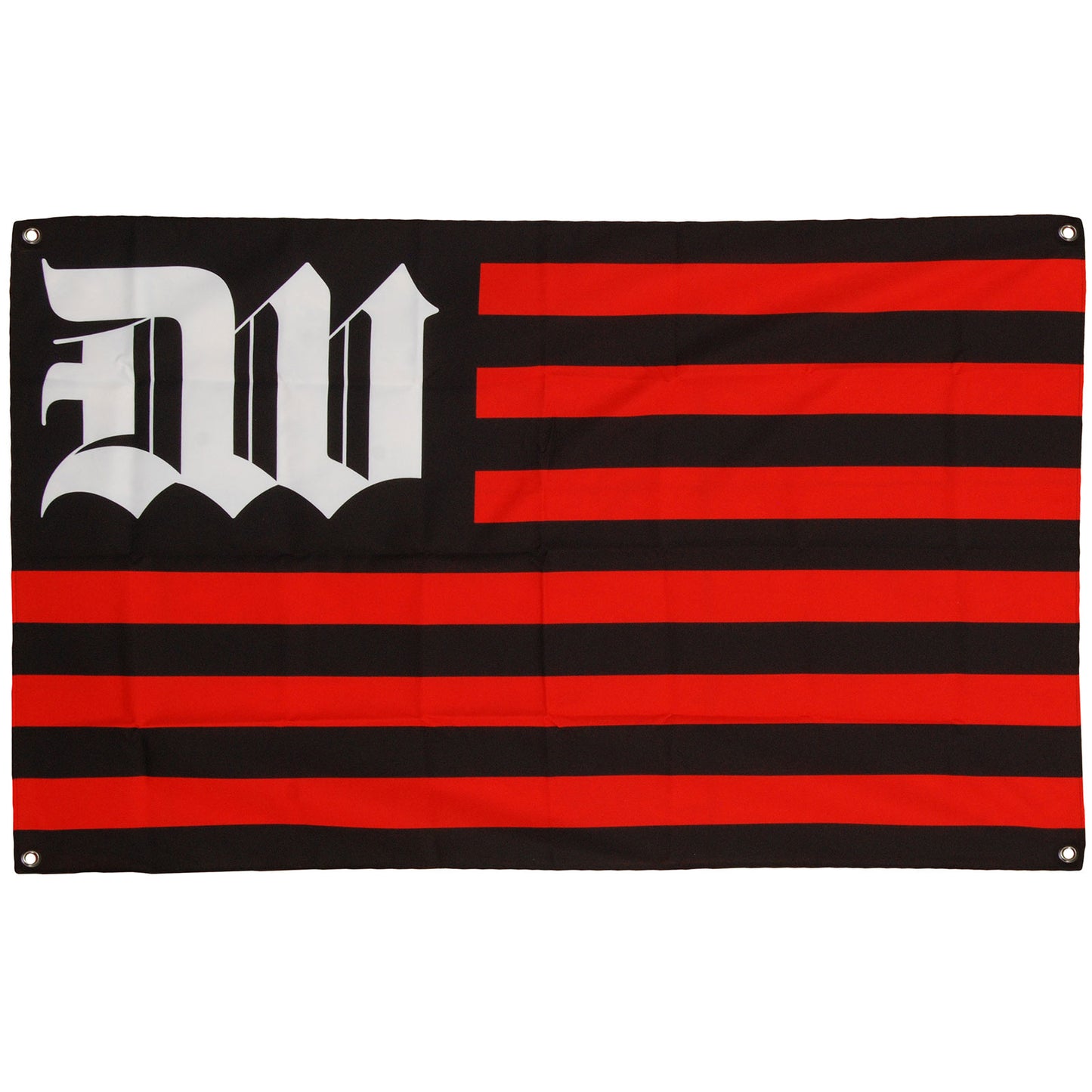 Deathwish Inc. Logo & Stripes Poster Flag