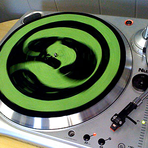 Deathwish Inc. Green Logo Slipmat Front