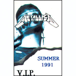 Metallica Laminated Backstage Pass Front
