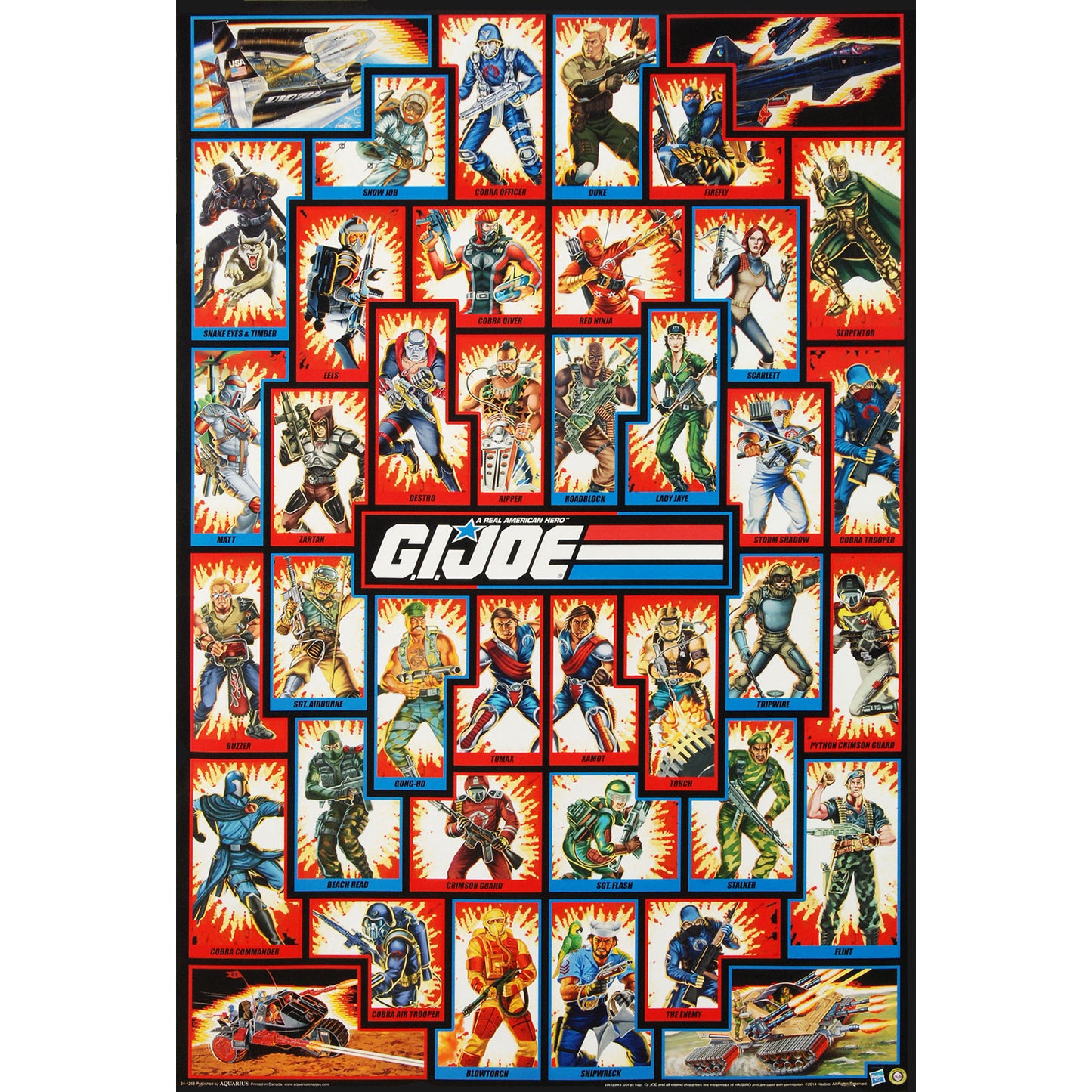 G.I. Joe Cast Domestic Poster