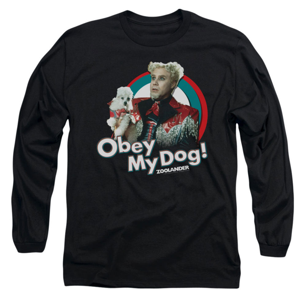 Zoolander Obey My Dog Long Sleeve Front