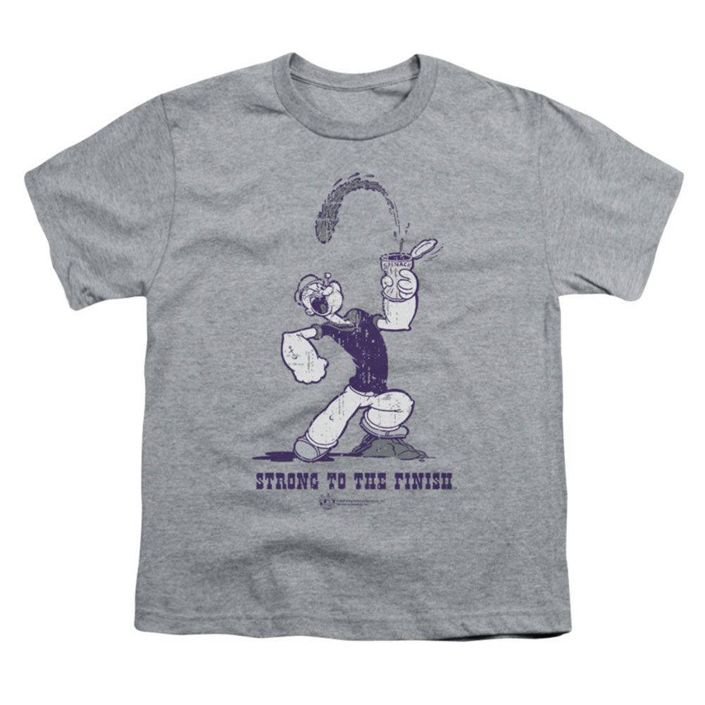 Popeye Strong To The Finish Youth T-shirt