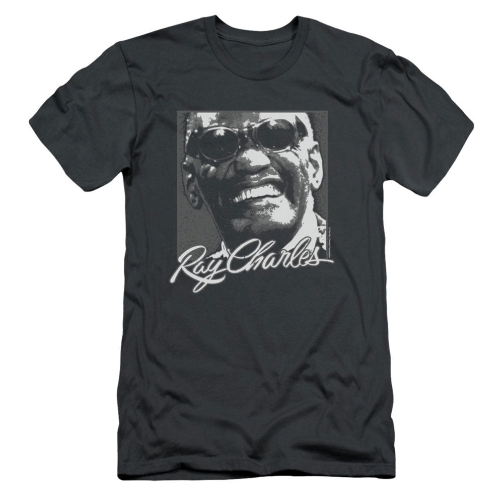 Ray Charles Signature Glasses Slim Fit T-shirt Front