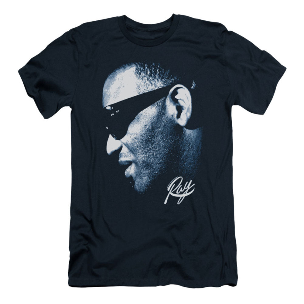 Ray Charles Blue Ray Slim Fit T-shirt Front
