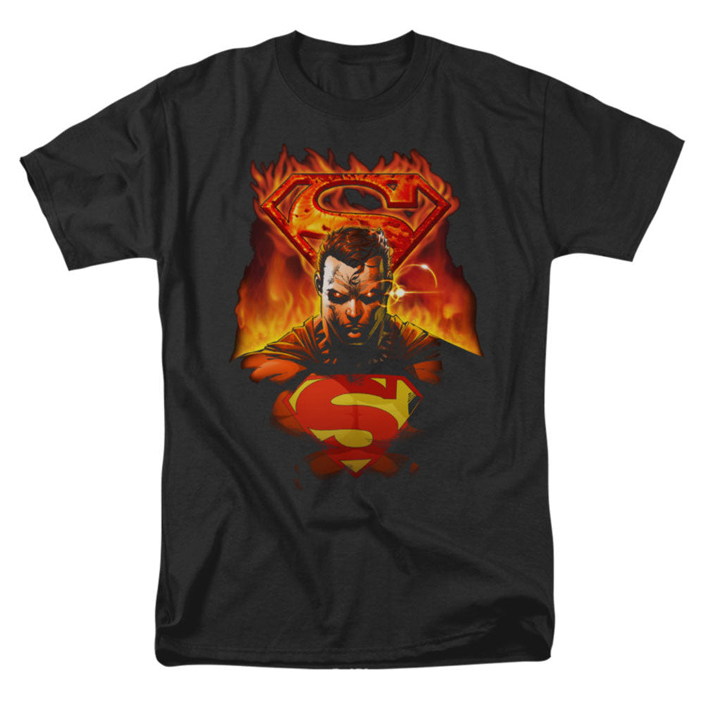 Superman Man On Fire T-shirt
