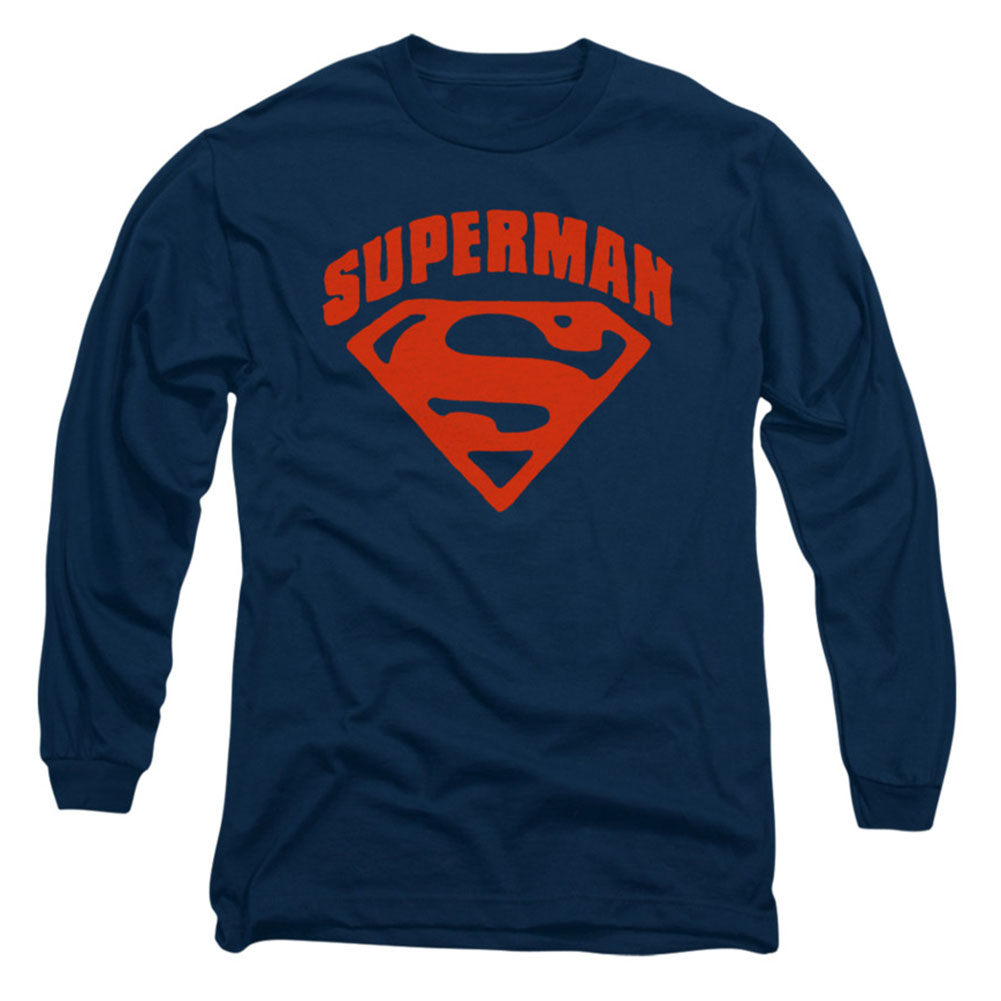 Superman Super Shield Long Sleeve Front