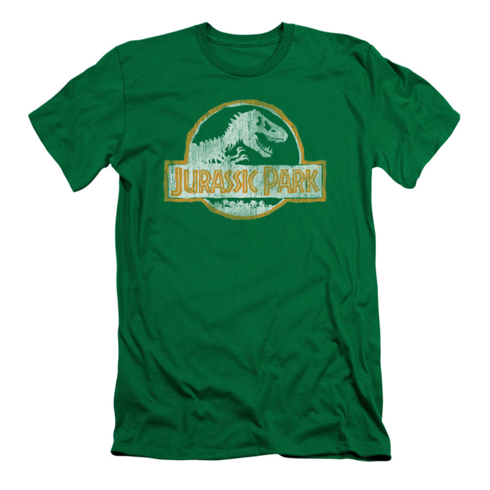 Jurassic Park Jp Orange Slim Fit T-shirt Front